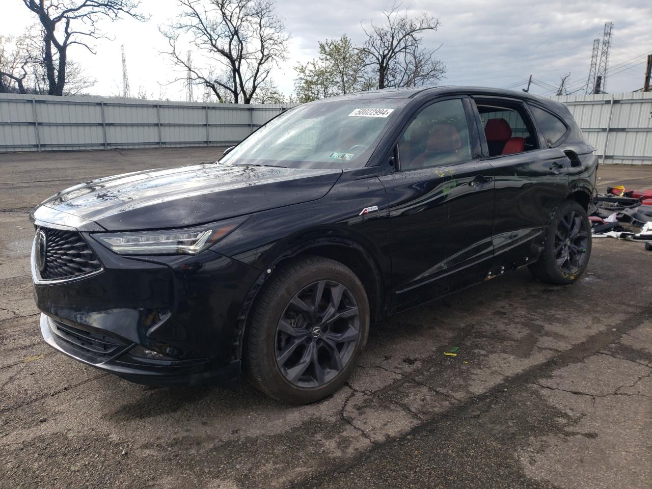 2022 ACURA MDX A-SPEC VIN:5J8YE1H06NL049855