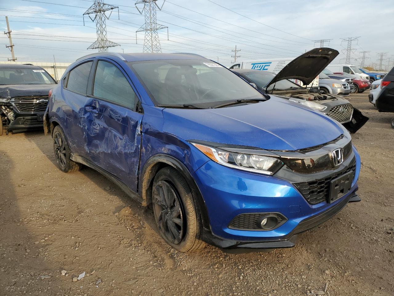 2022 HONDA HR-V SPORT VIN:3CZRU6H19NM753620