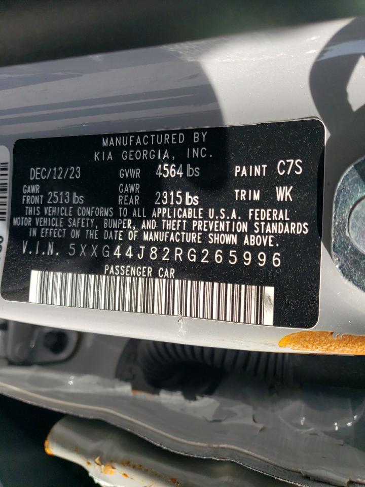 2024 KIA K5 GT VIN:5XXG44J82RG265996