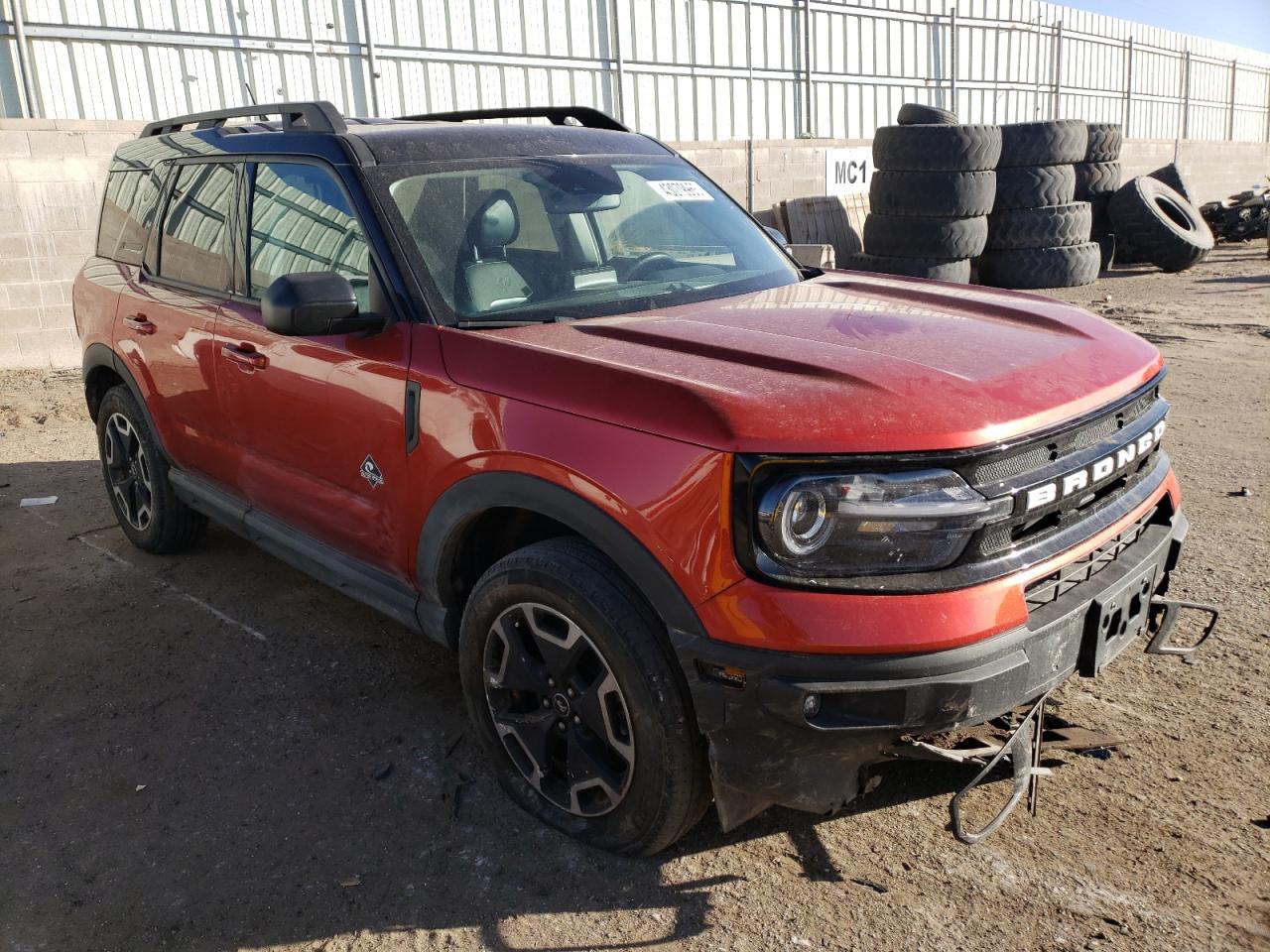 2022 FORD BRONCO SPORT OUTER BANKS VIN:3FMCR9C60NRE28726
