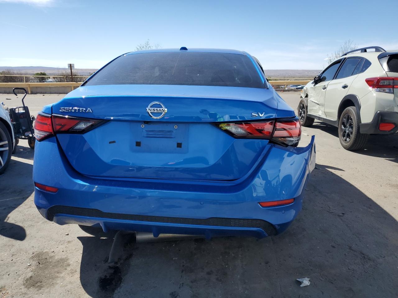 2022 NISSAN SENTRA SV VIN:3N1AB8CV6NY307533