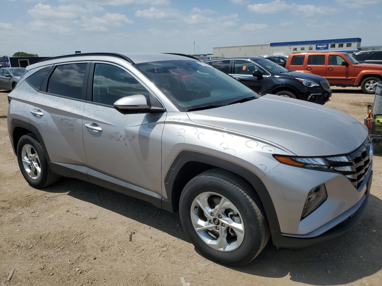 2022 HYUNDAI TUCSON SEL VIN:KM8JBCAEXNU134388