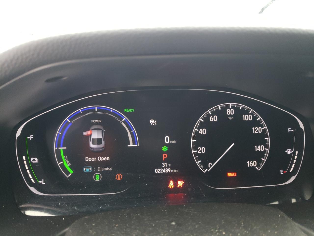 2022 HONDA ACCORD HYBRID SPORT VIN:1HGCV3F29NA044400
