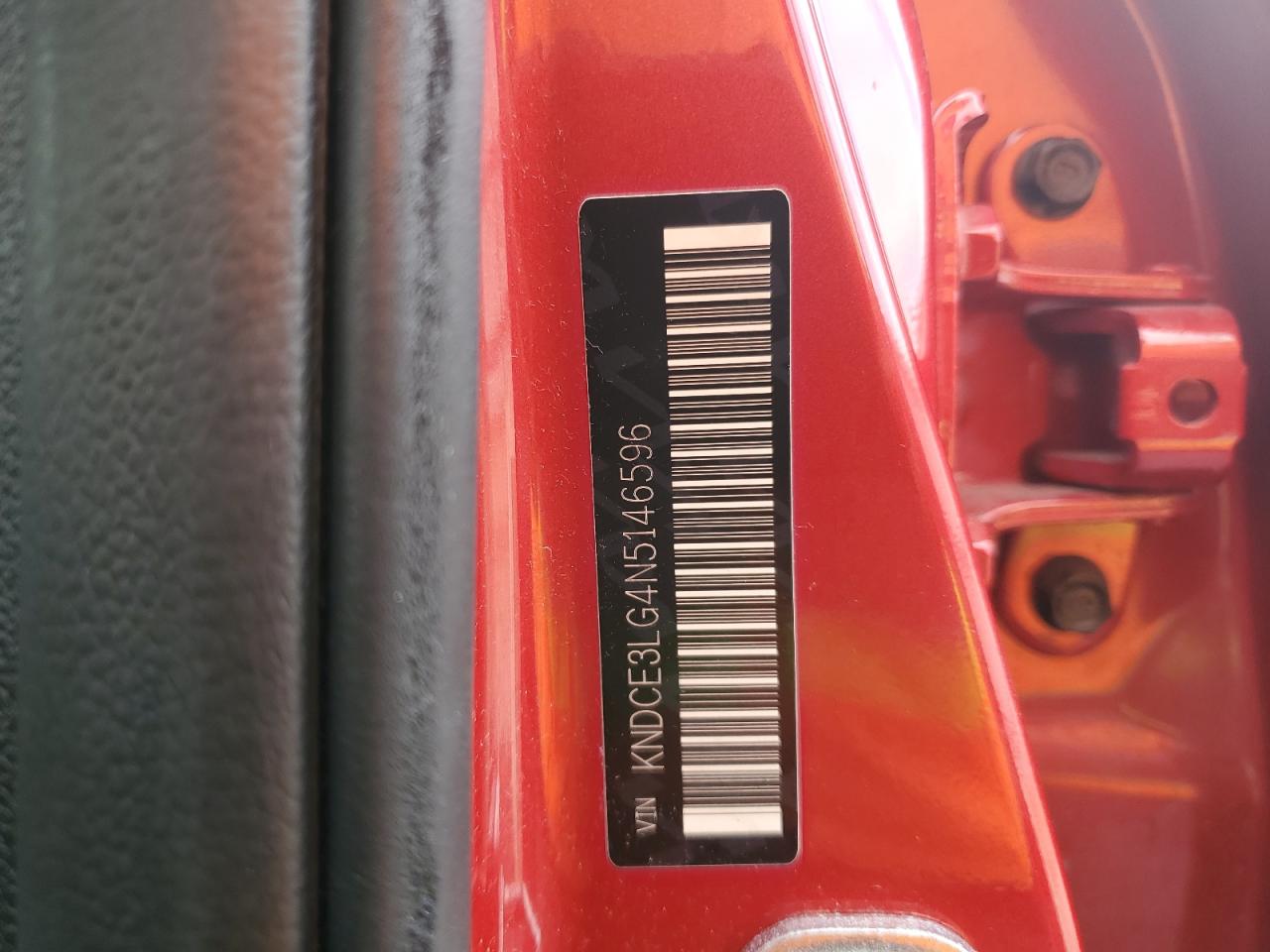 2022 KIA NIRO EX PREMIUM VIN:KNDCE3LG4N5146596