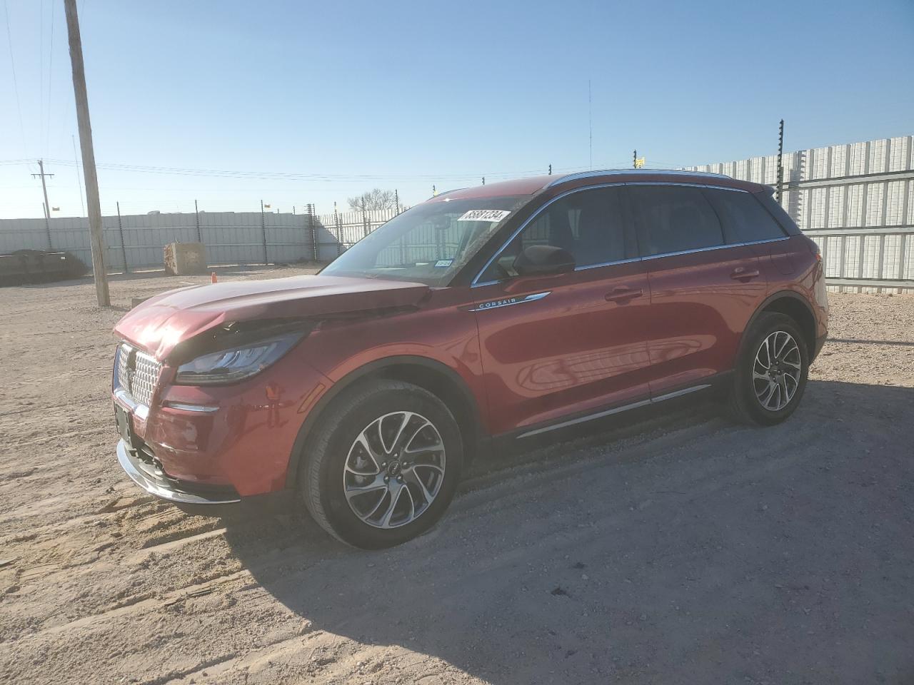 2022 LINCOLN CORSAIR  VIN:5LMCJ1C92NUL06572