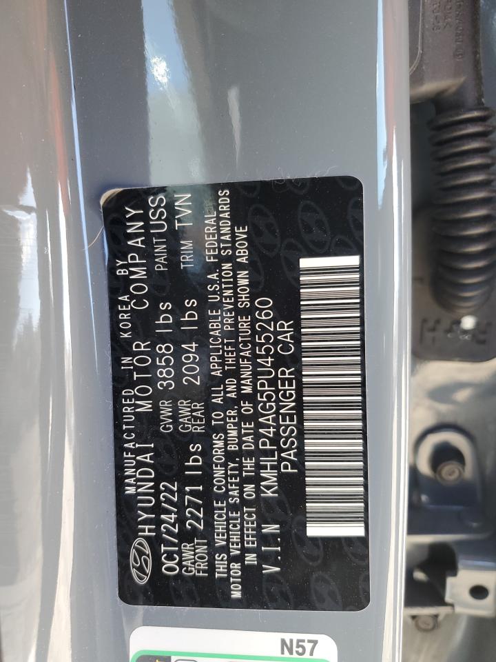 2023 HYUNDAI ELANTRA LIMITED VIN:KMHLP4AG5PU455260