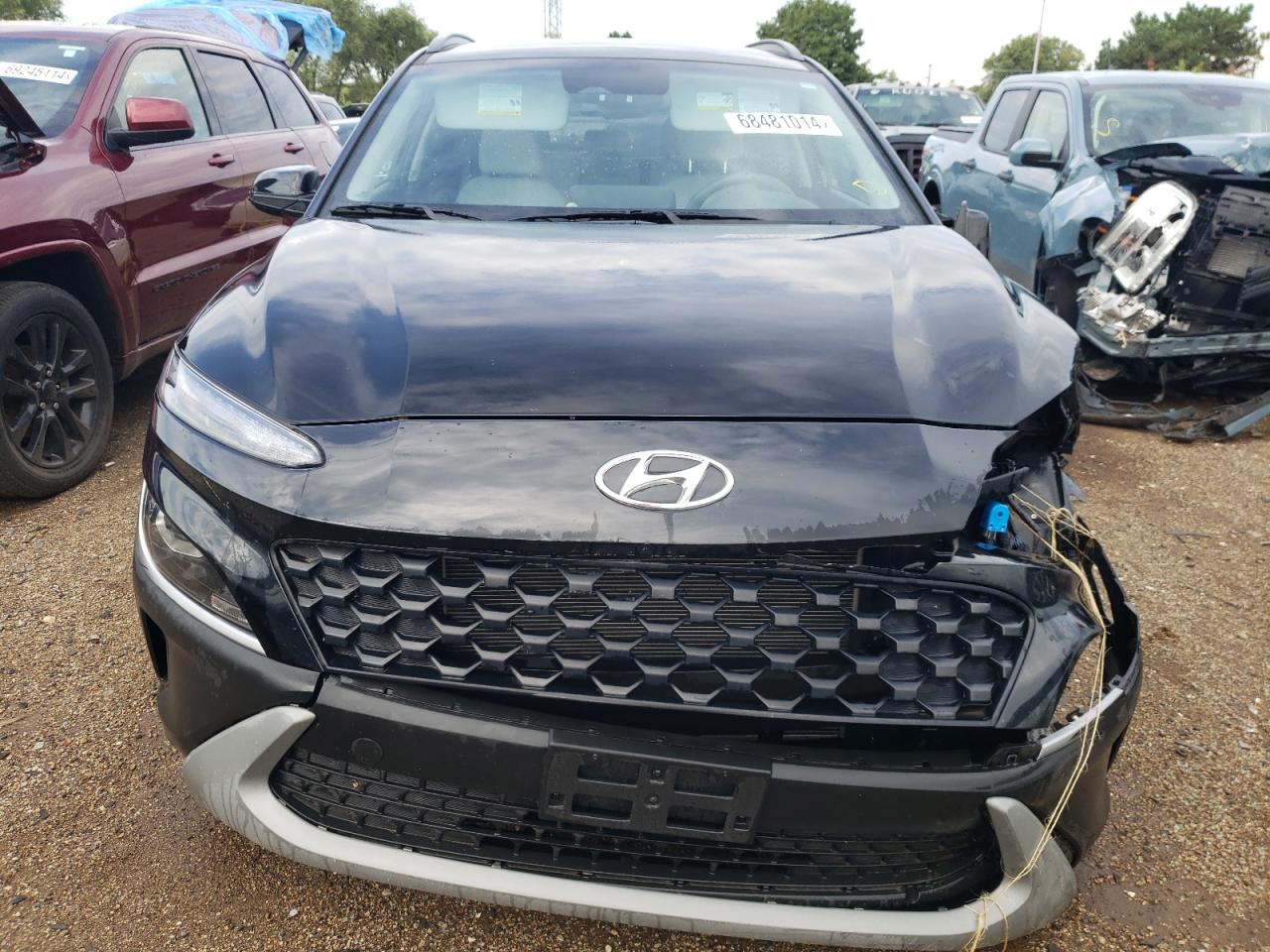 2022 HYUNDAI KONA SEL VIN:KM8K6CAB9NU830349