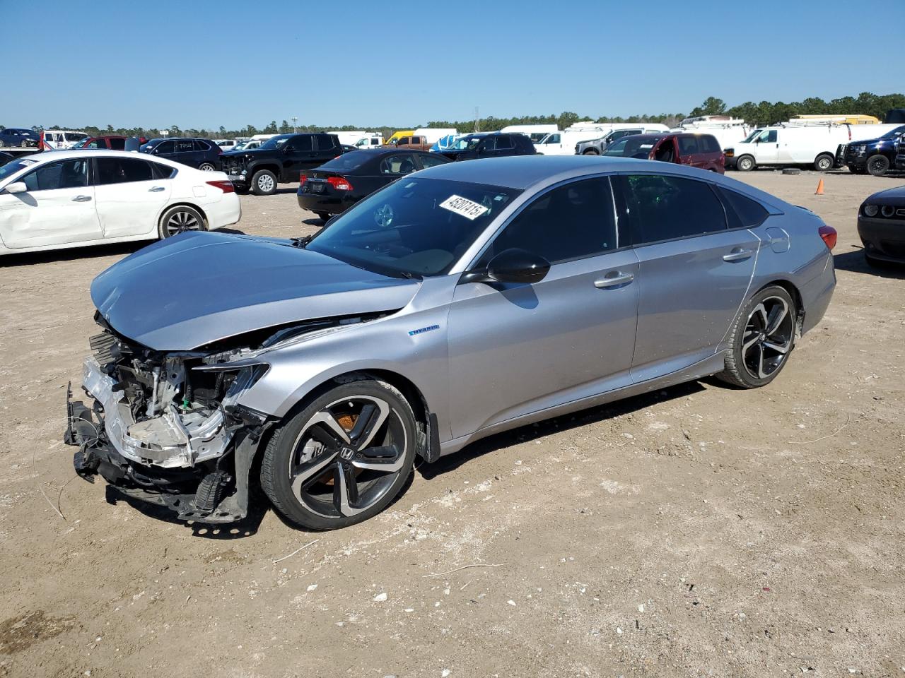 2022 HONDA ACCORD HYBRID SPORT VIN:1HGCV3F21NA004375