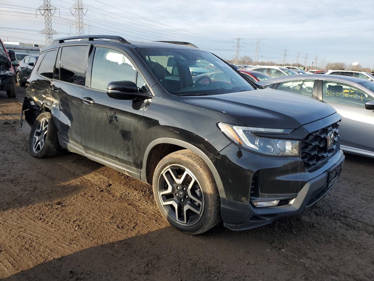 2022 HONDA PASSPORT ELITE VIN:5FNYF8H04NB014741