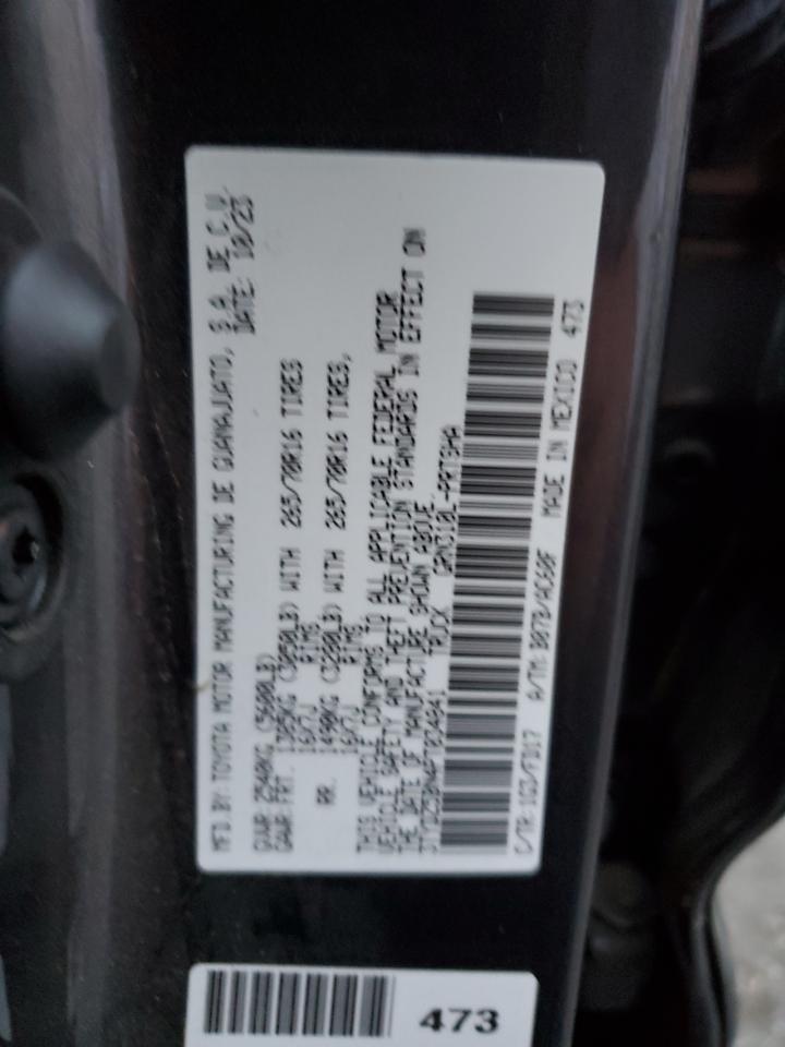 2023 TOYOTA TACOMA DOUBLE CAB VIN:3TYDZ5BN4PT034841