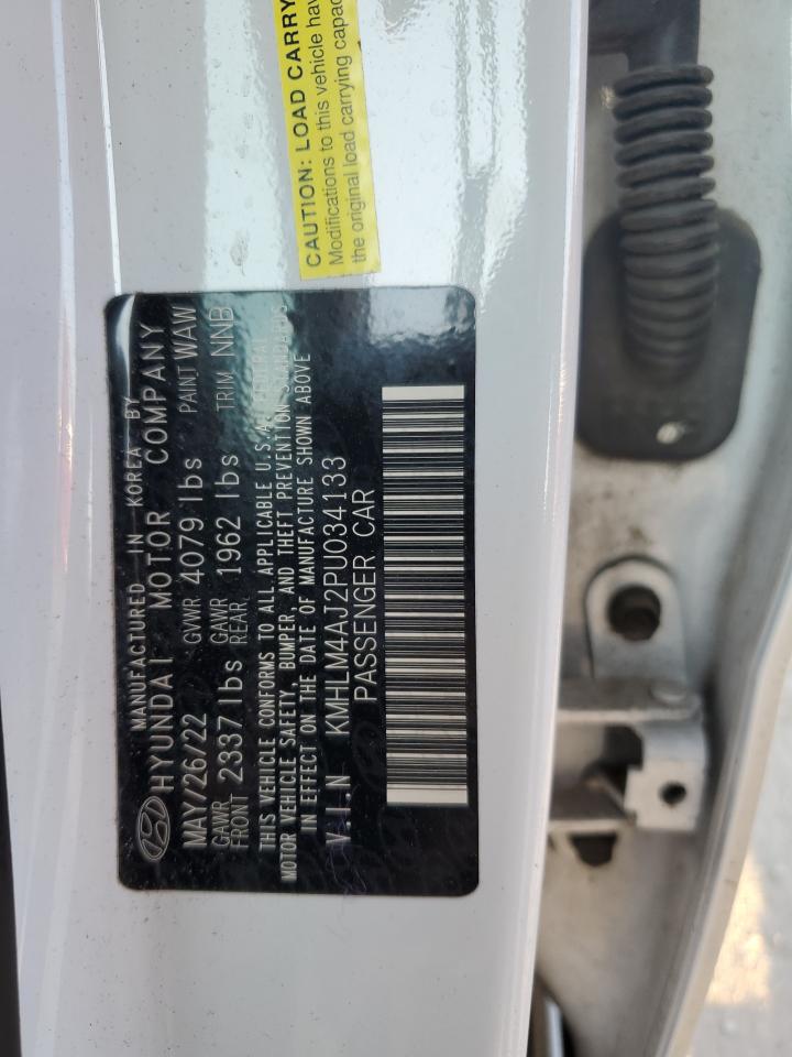 2023 HYUNDAI ELANTRA BLUE VIN:KMHLM4AJ2PU034133