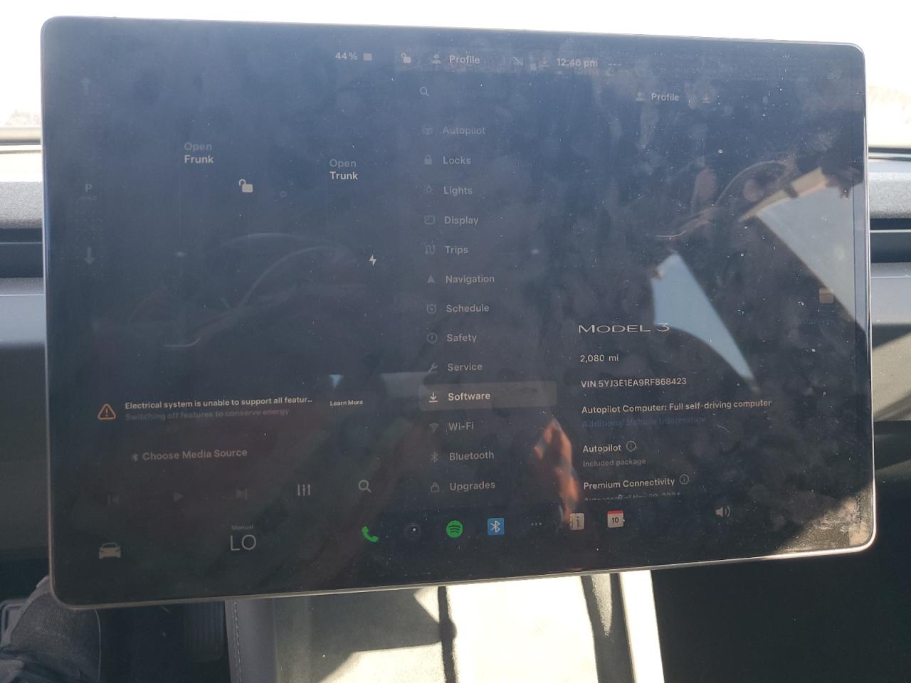 2024 TESLA MODEL 3  VIN:5YJ3E1EA9RF868423