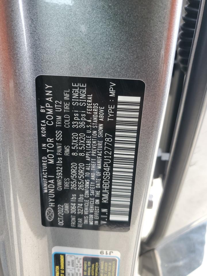 2023 GENESIS GV80 BASE VIN:KMUHBDSB4PU127787