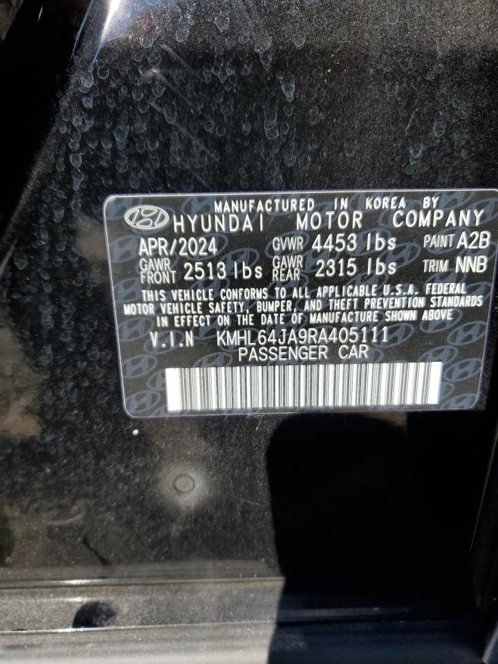 2024 HYUNDAI SONATA SEL VIN:KMHL64JA9RA405111