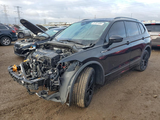 2022 VOLKSWAGEN TIGUAN SE R-LINE BLACK VIN:3VV8B7AX2NM148304
