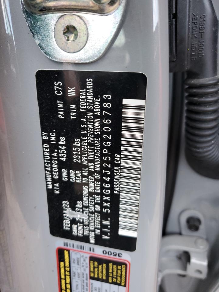 2023 KIA K5 GT LINE VIN:5XXG64J25PG206783