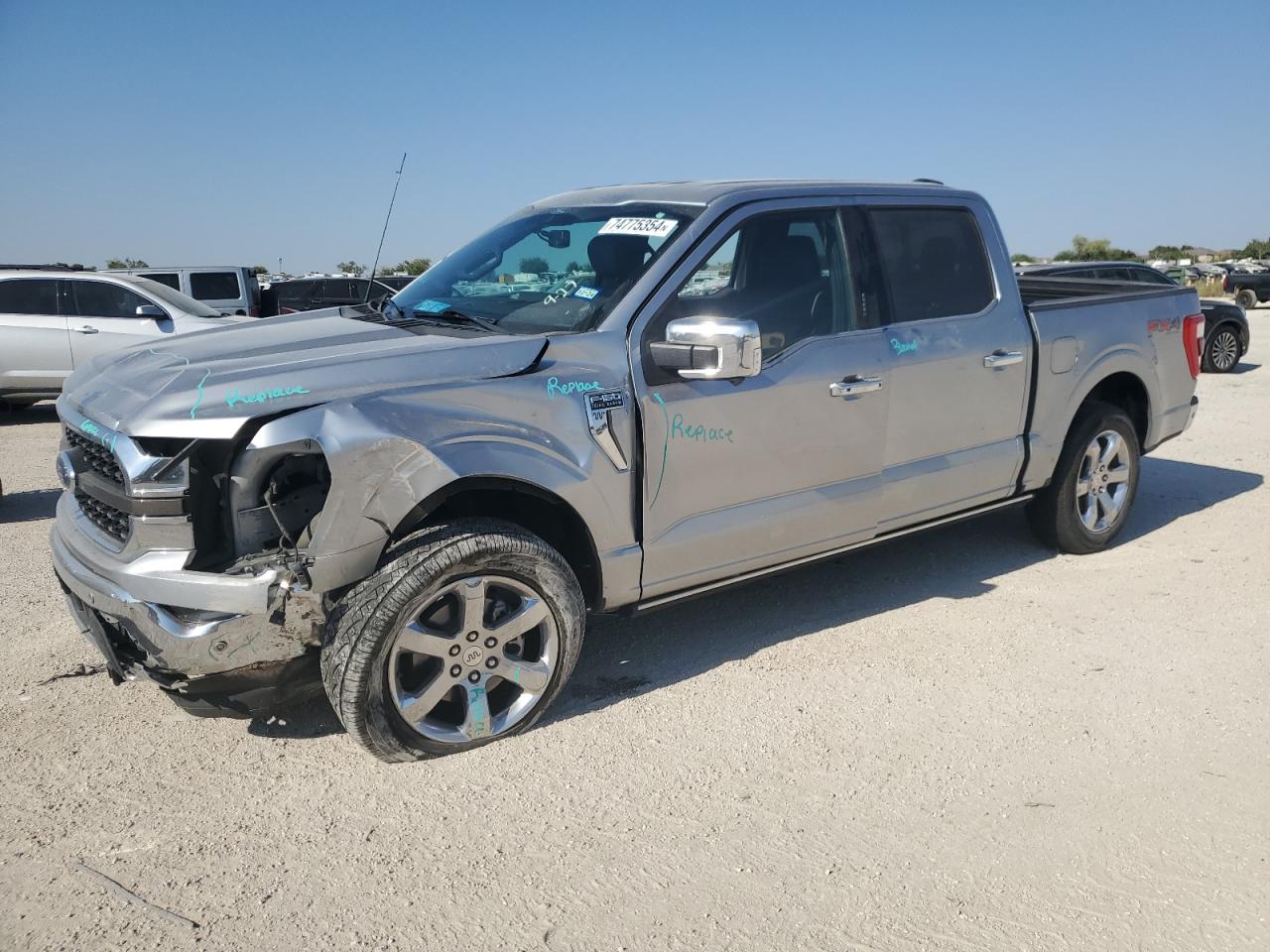 2022 FORD F150 SUPERCREW VIN:1FTFW1E89NFA12858