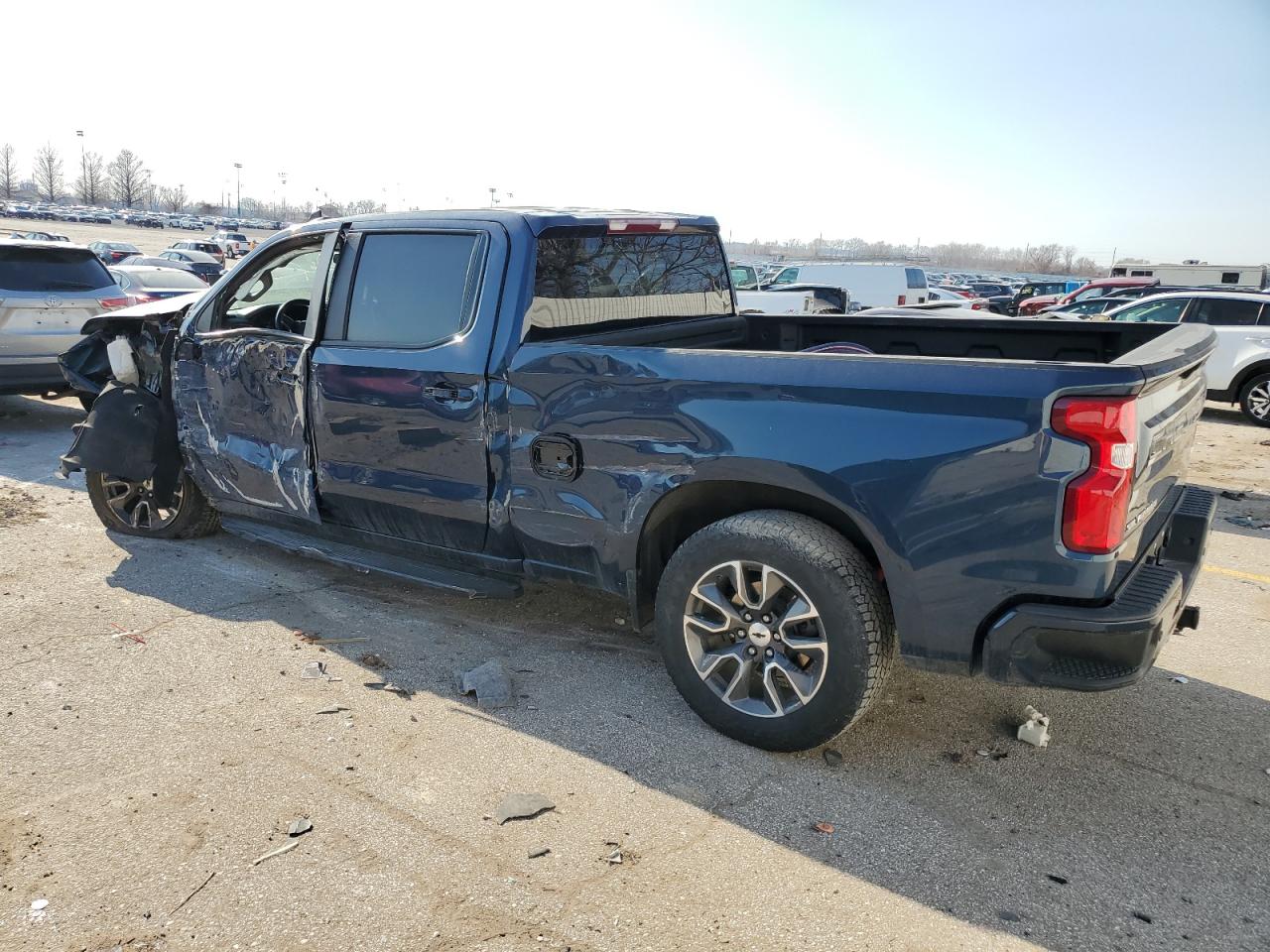 2022 CHEVROLET SILVERADO LTD K1500 RST VIN:3GCUYEEDXNG210482