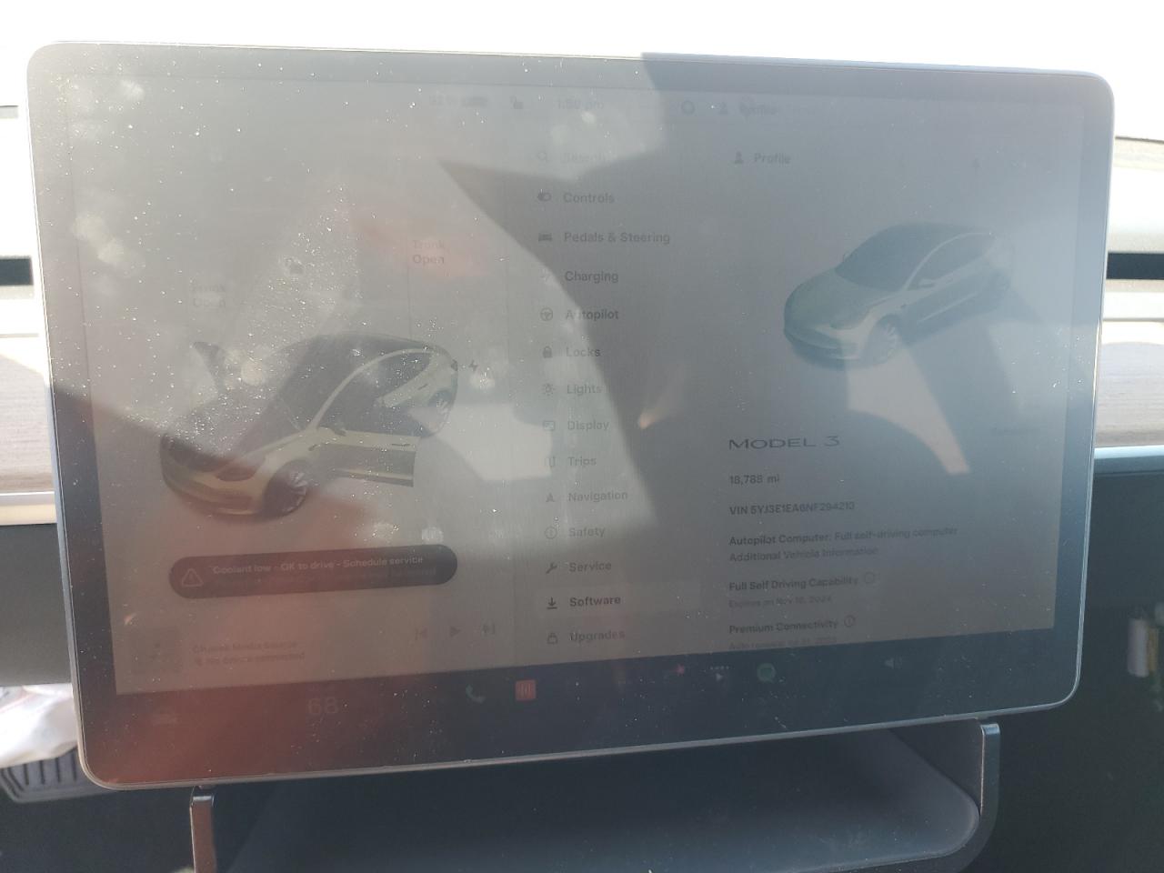 2022 TESLA MODEL 3  VIN:5YJ3E1EA6NF294213