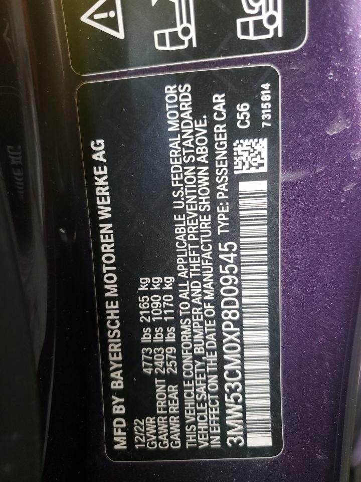 2023 BMW M240XI  VIN:3MW53CM0XP8D09545