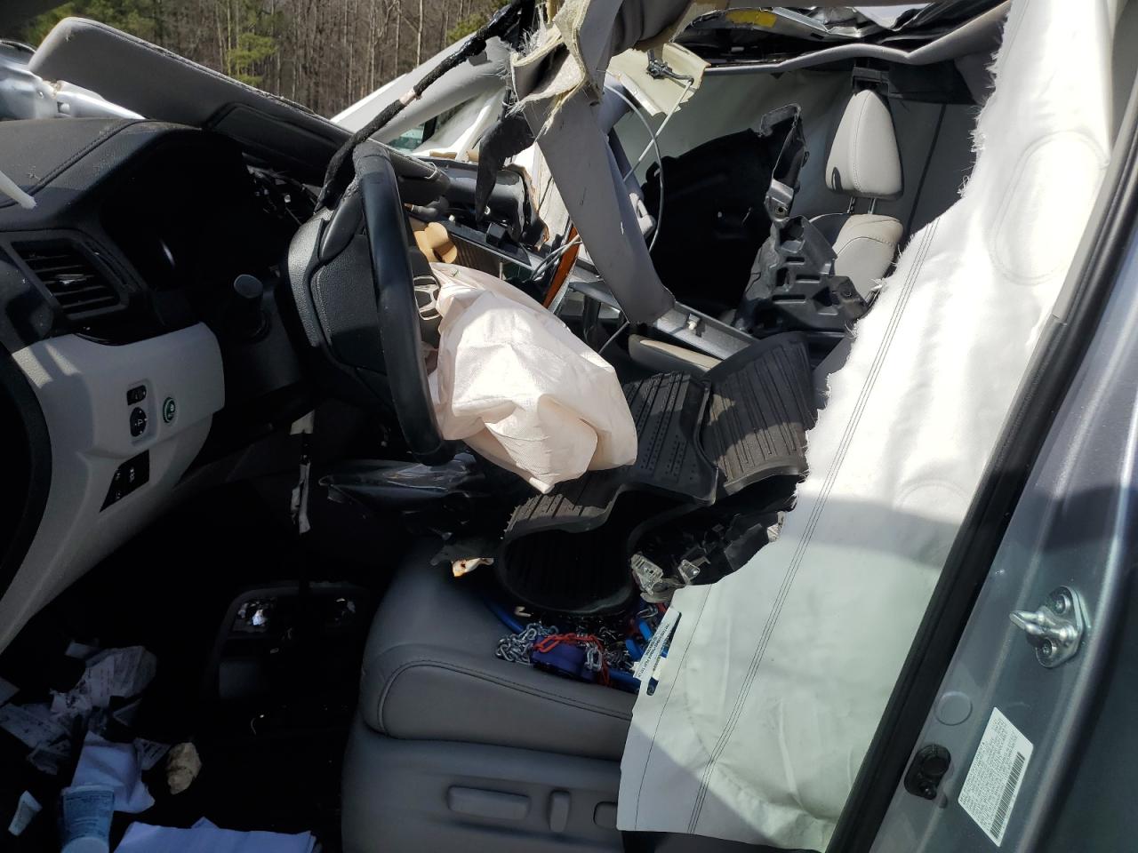 2022 HONDA PILOT TOURING VIN:5FNYF6H66NB019562