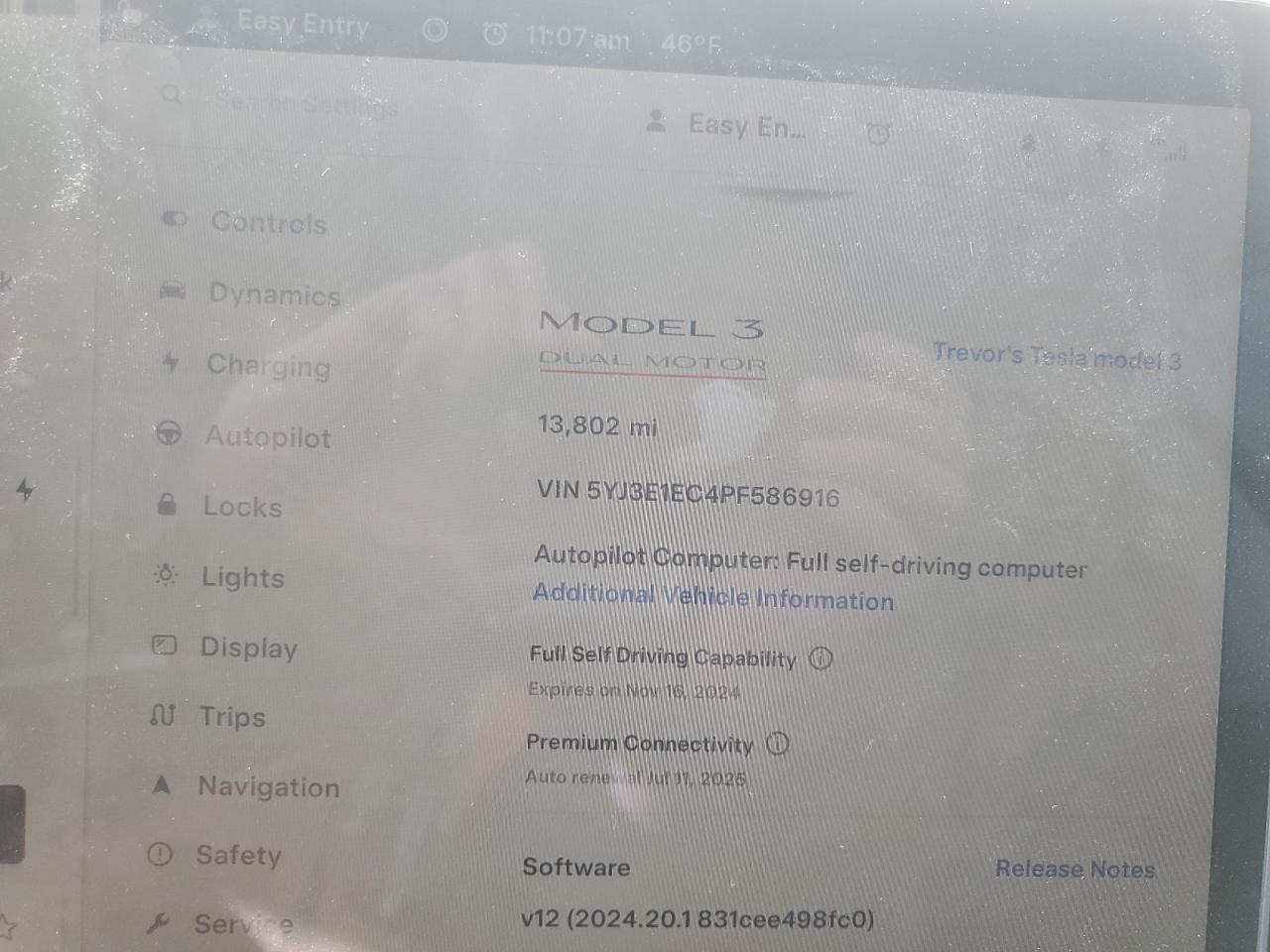 2023 TESLA MODEL 3  VIN:5YJ3E1EC4PF586916