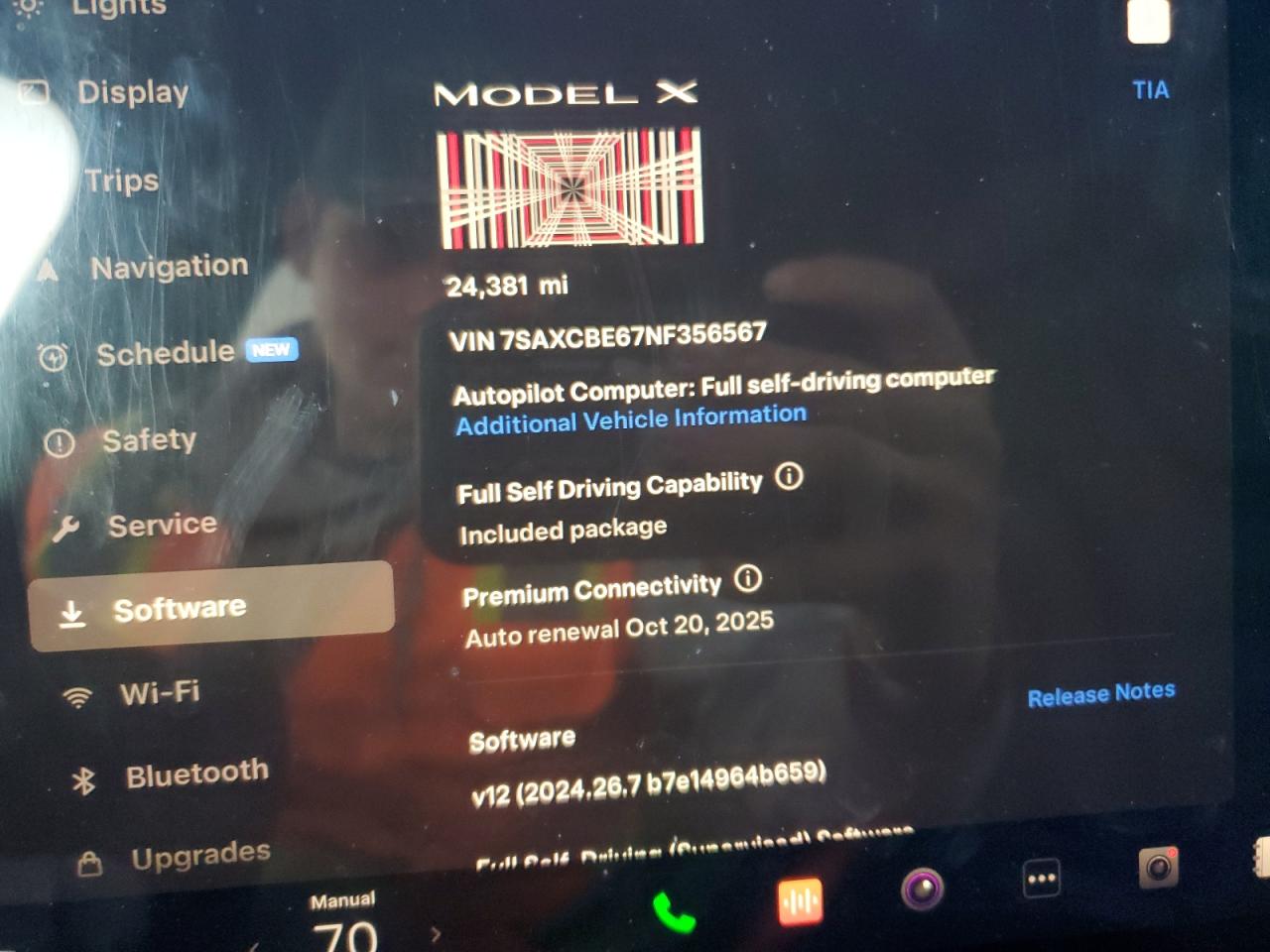2022 TESLA MODEL X  VIN:7SAXCBE67NF356567