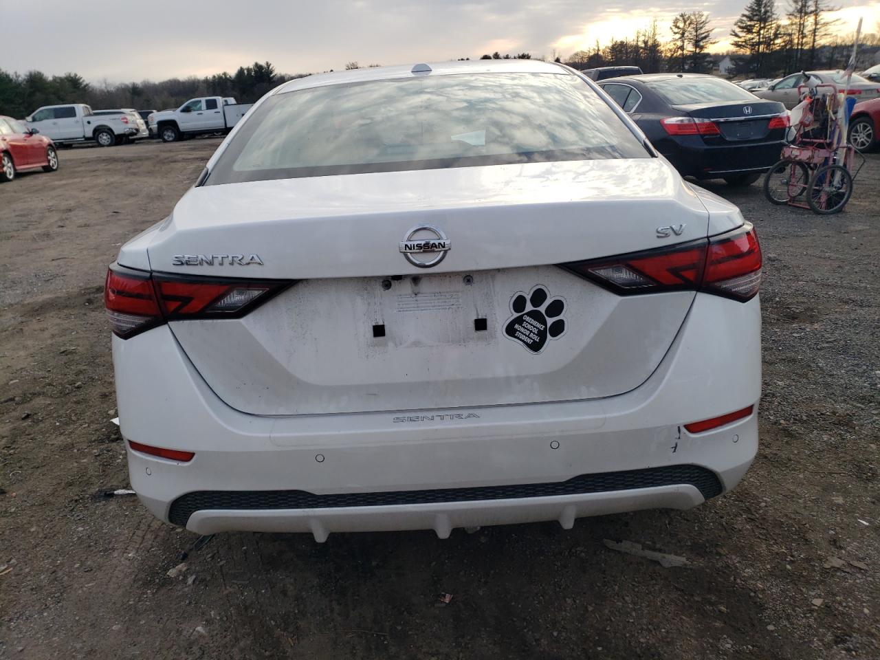 2022 NISSAN SENTRA SV VIN:3N1AB8CV3NY254161