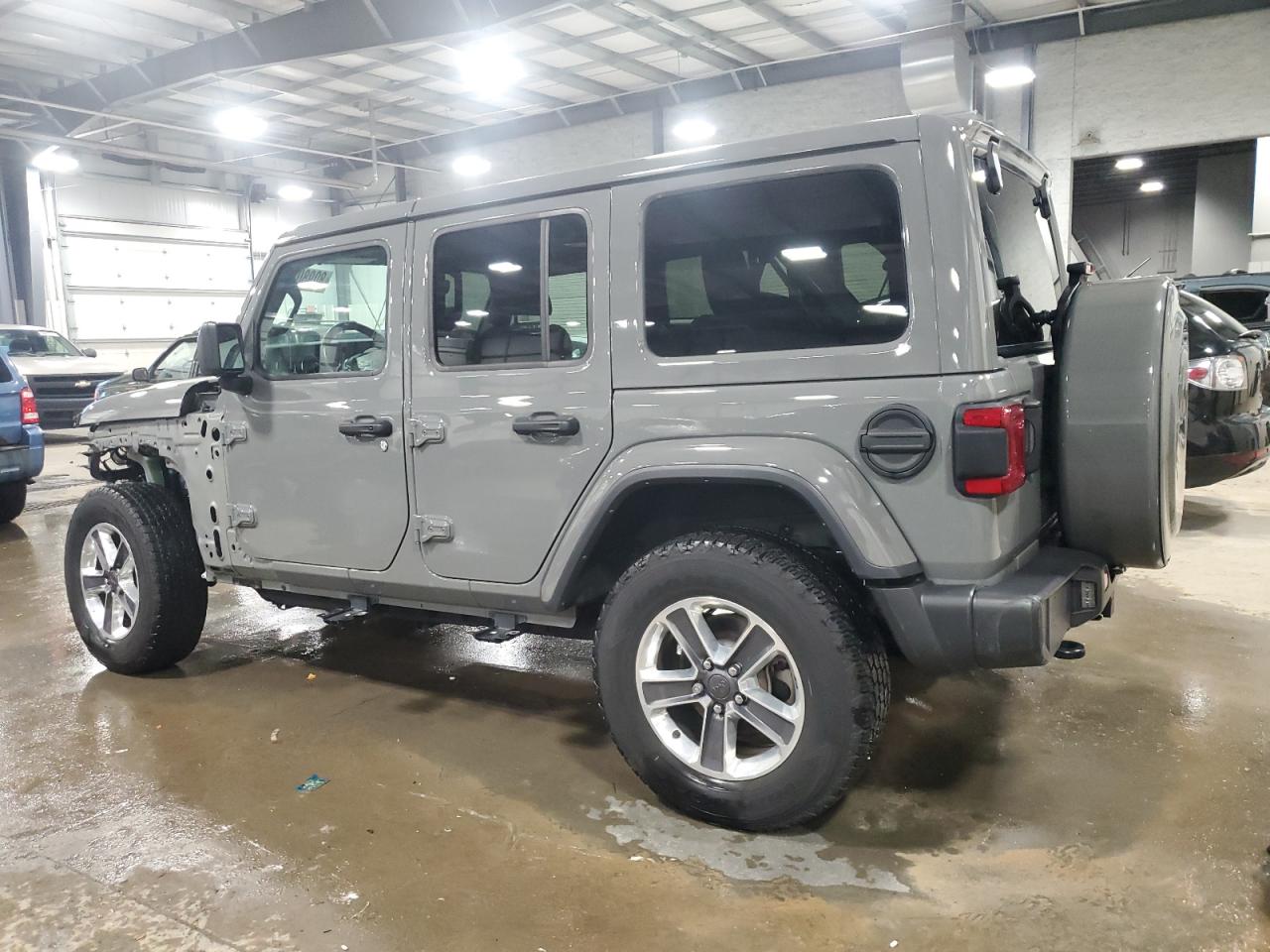 2022 JEEP WRANGLER UNLIMITED SAHARA VIN:1C4HJXEG9NW196183