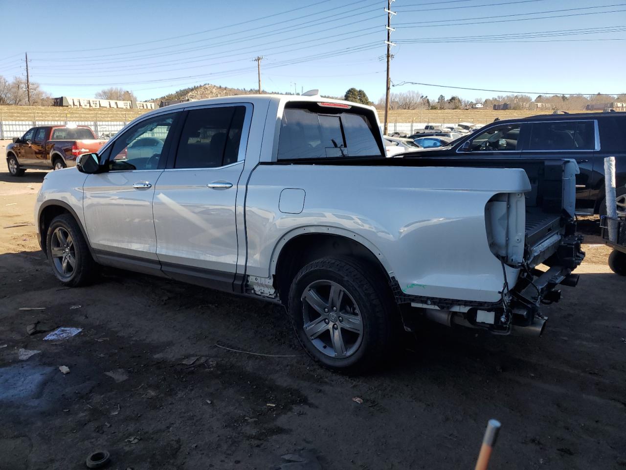 2022 HONDA RIDGELINE RTL VIN:5FPYK3F76NB034284