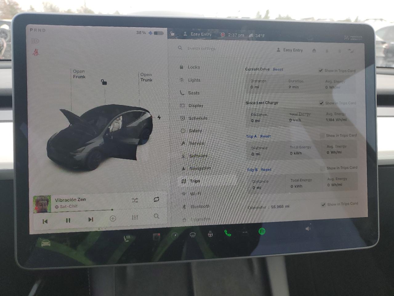 2022 TESLA MODEL Y  VIN:7SAYGDEEXNF376419