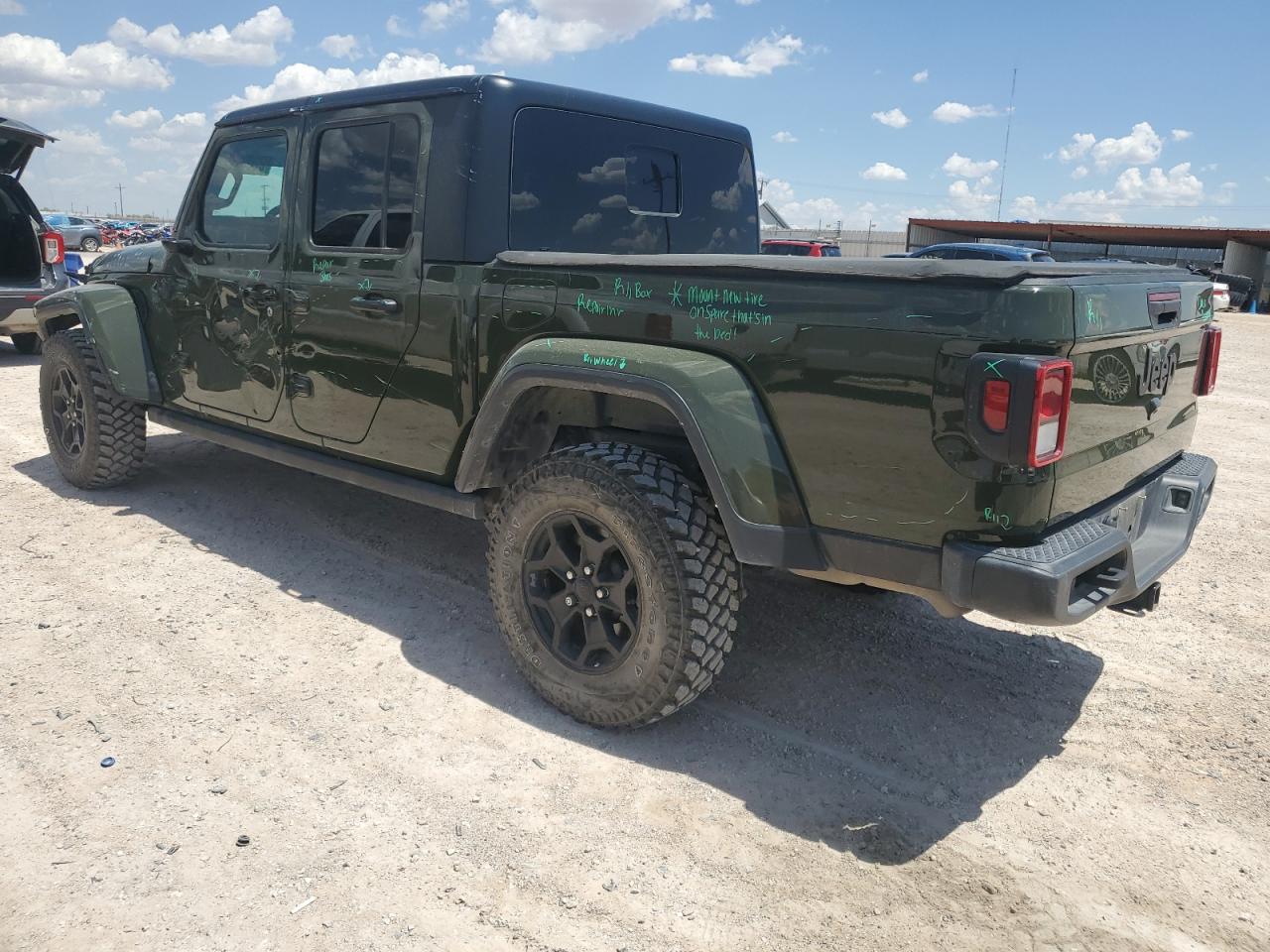 2022 JEEP GLADIATOR SPORT VIN:1C6HJTAG5NL139020