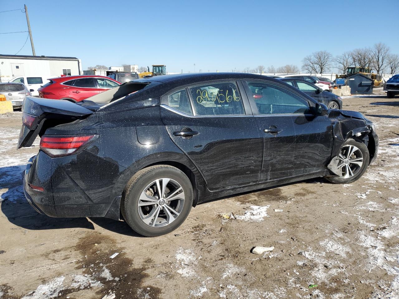 2022 NISSAN SENTRA SV VIN:3N1AB8CV9NY250731