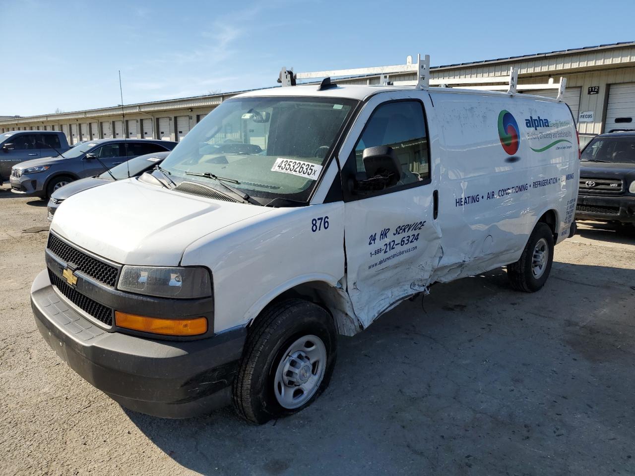 2023 CHEVROLET EXPRESS G2500  VIN:1GCWGAFP1P1241988