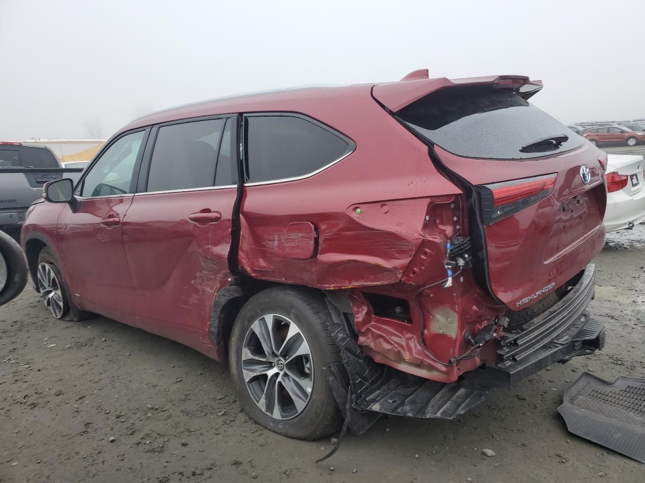 2023 TOYOTA HIGHLANDER HYBRID XLE VIN:5TDKBRCH3PS124991