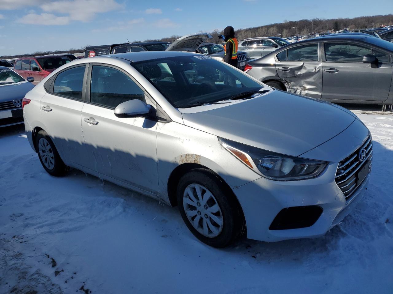 2022 HYUNDAI ACCENT SE VIN:3KPC24A67NE164376