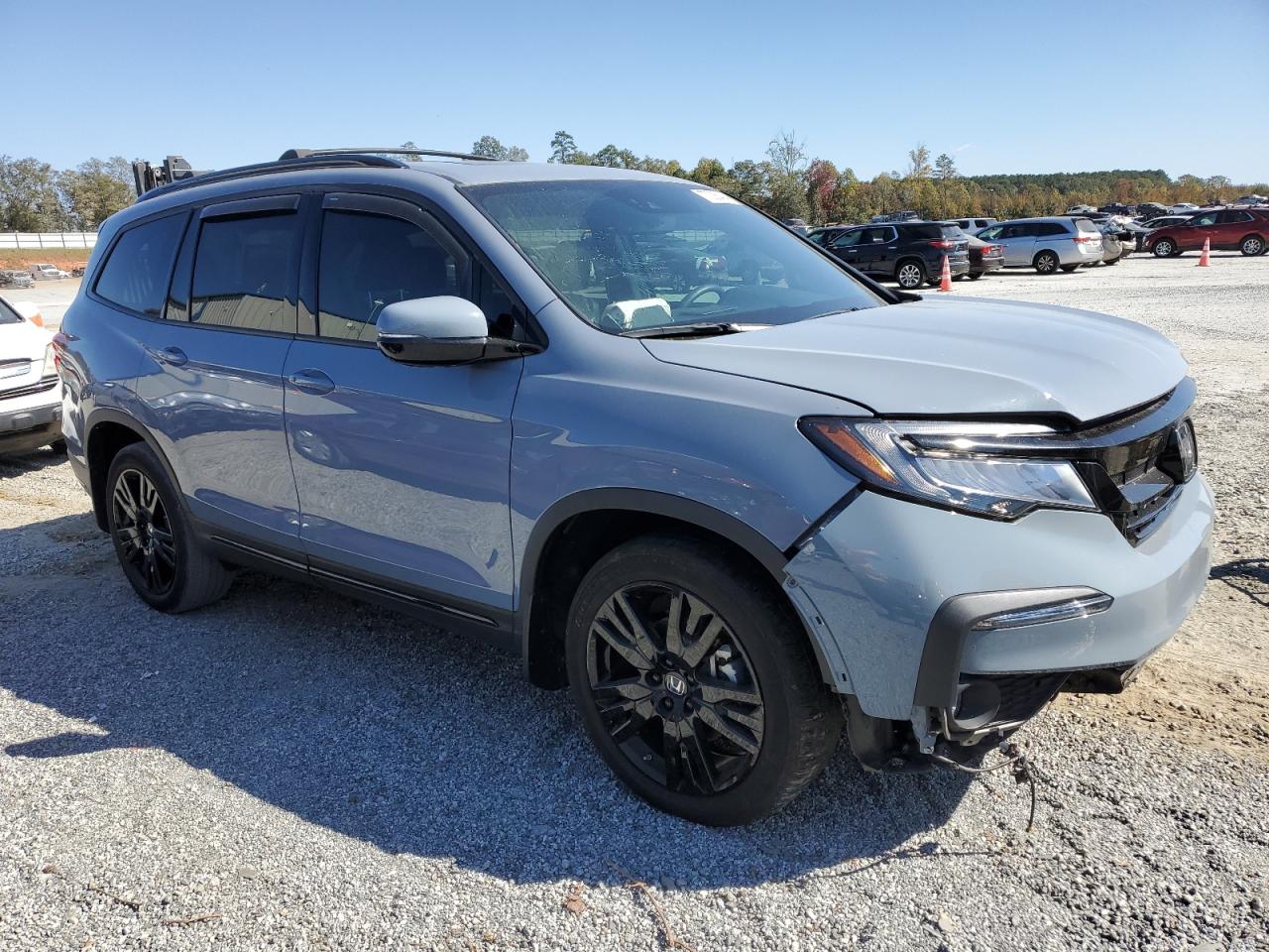 2022 HONDA PILOT BLACK VIN:5FNYF6H73NB039423