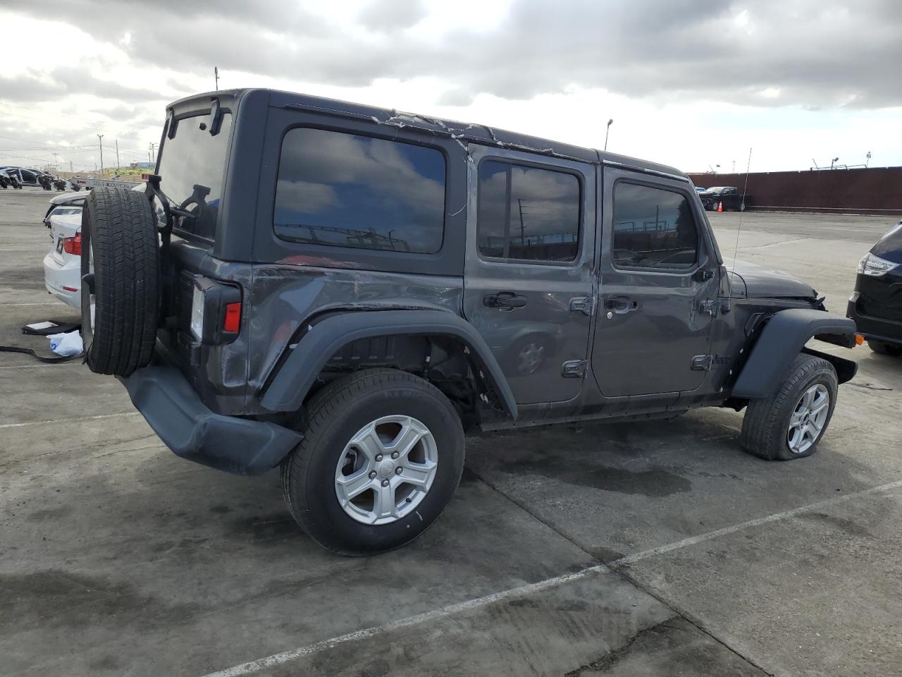 2022 JEEP WRANGLER UNLIMITED SPORT VIN:1C4HJXDM7NW144817