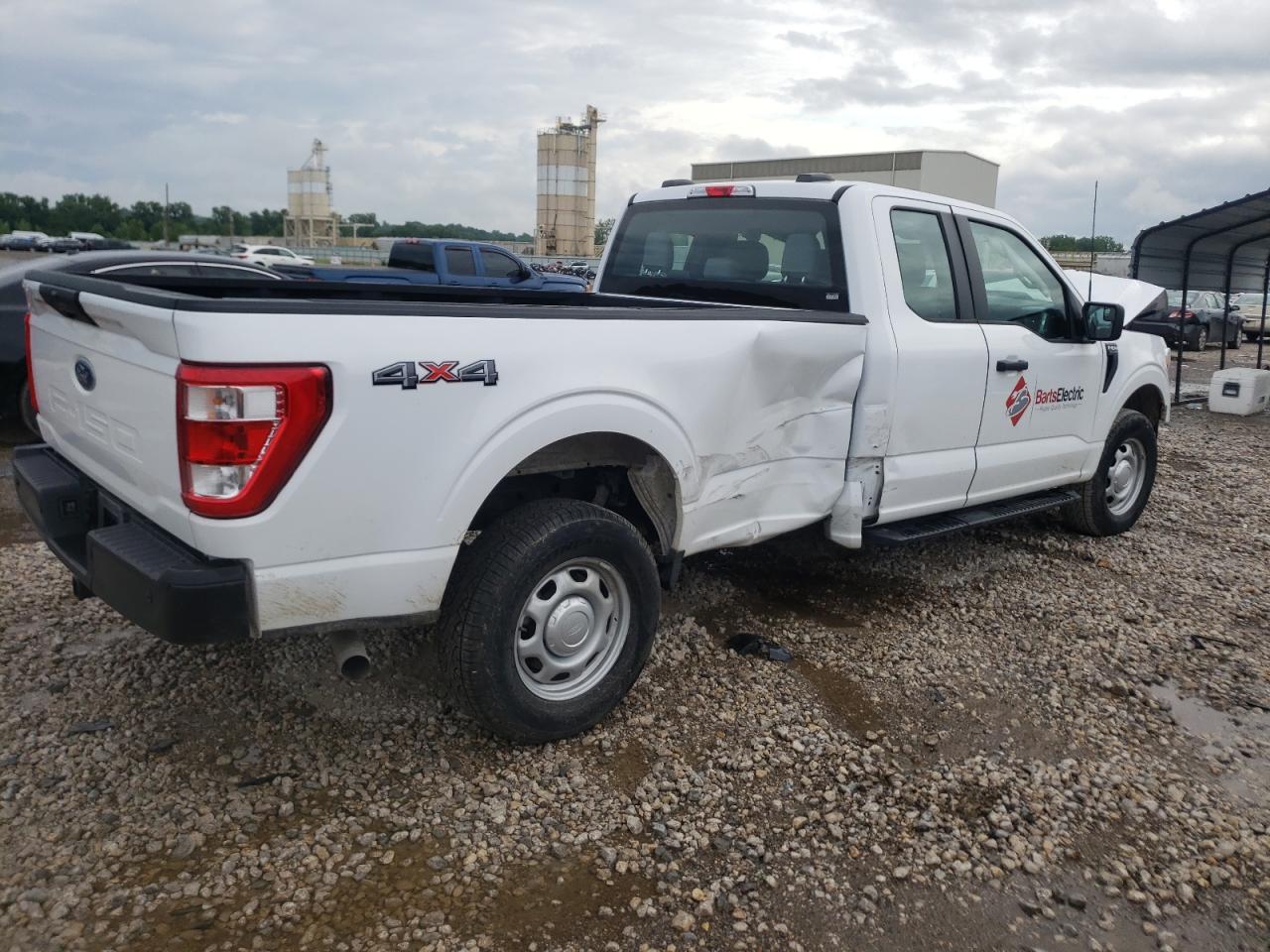 2022 FORD F150 SUPER CAB VIN:1FTFX1E54NKE29525