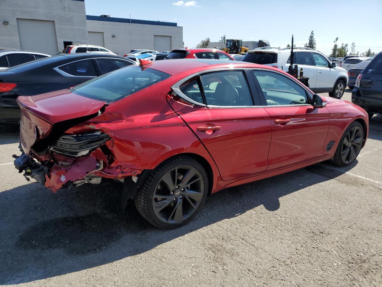 2023 GENESIS G70 BASE VIN:KMTG34TA8PU120814