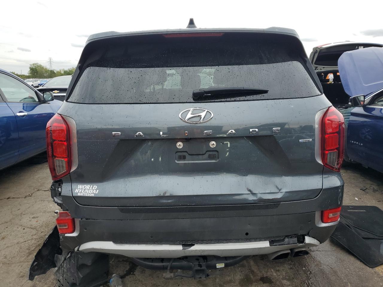 2022 HYUNDAI PALISADE SEL VIN:KM8R4DHE7NU344732