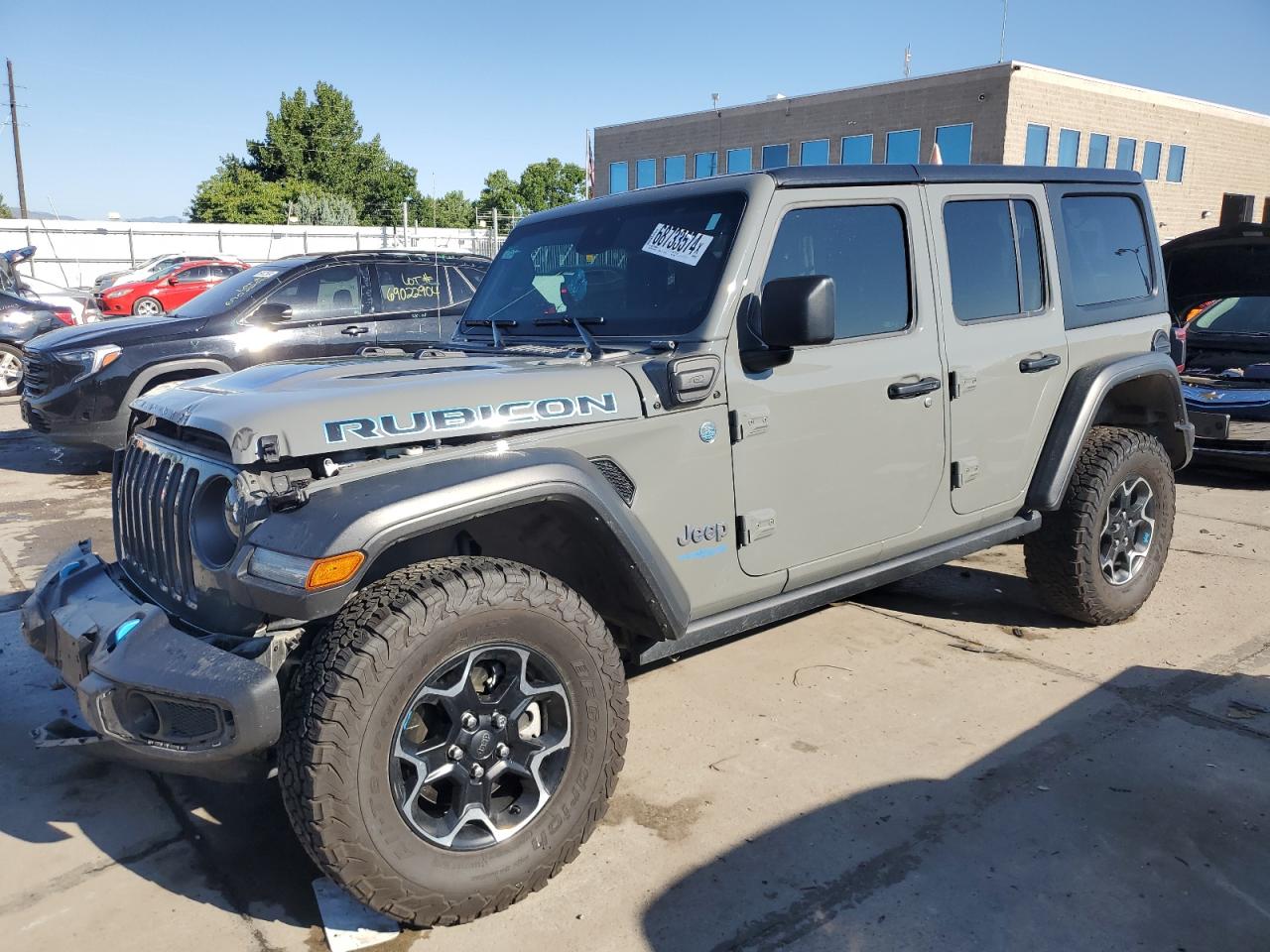 2022 JEEP WRANGLER UNLIMITED RUBICON 4XE VIN:1C4JJXR66NW179568