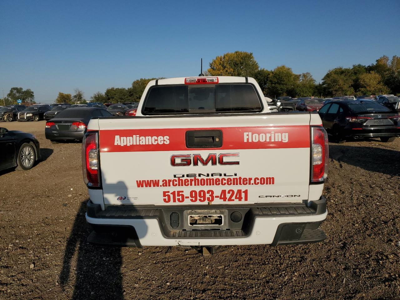 2022 GMC CANYON DENALI VIN:1GTG6EEN0N1315879