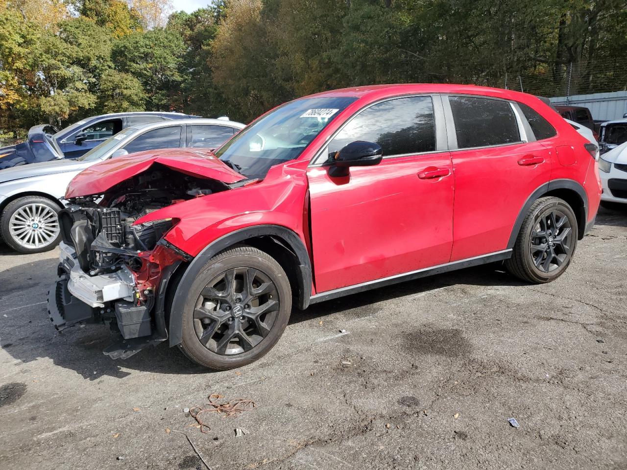 2024 HONDA HR-V SPORT VIN:3CZRZ1H50RM737917