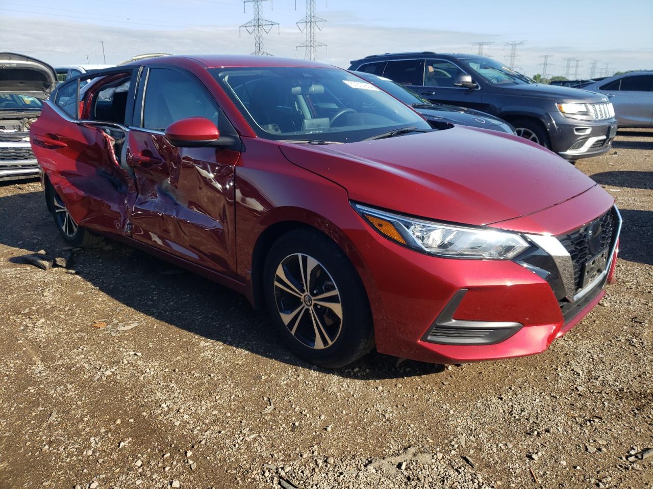 2022 NISSAN SENTRA SV VIN:3N1AB8CV1NY268186