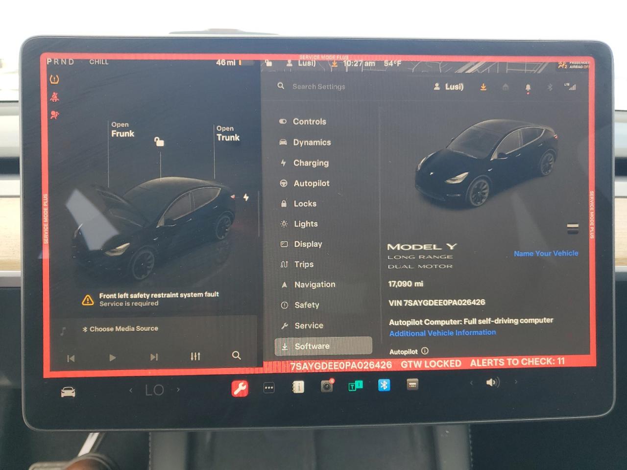 2023 TESLA MODEL Y  VIN:7SAYGDEE0PA026426