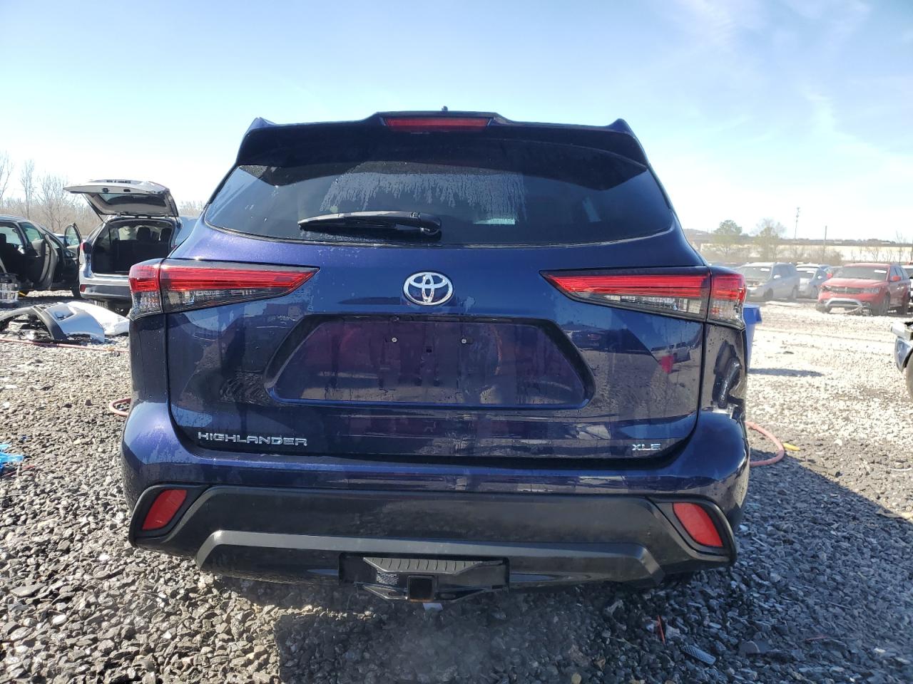 2022 TOYOTA HIGHLANDER XLE VIN:5TDGZRAH2NS129505