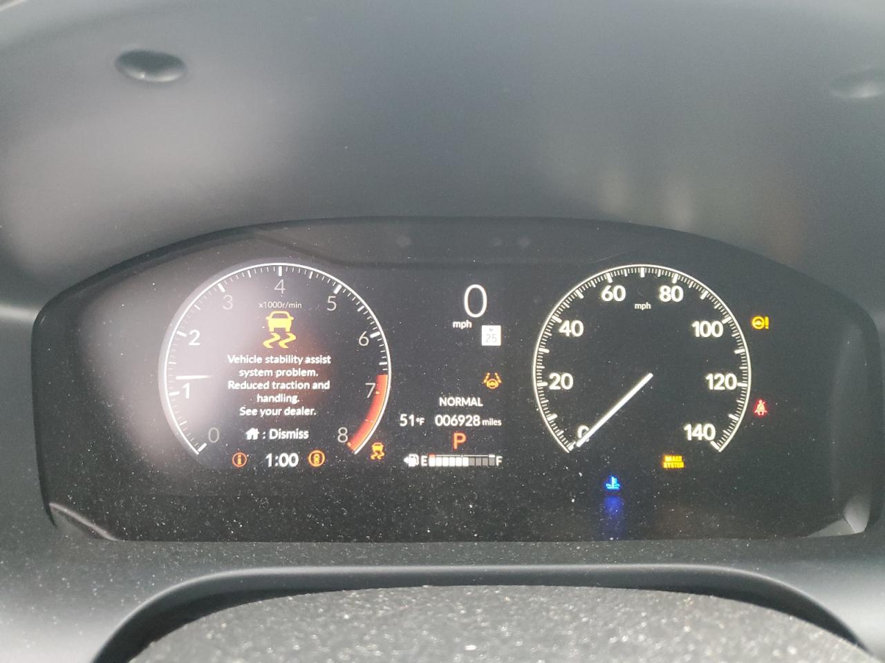 2024 HONDA HR-V SPORT VIN:3CZRZ2H54RM730149