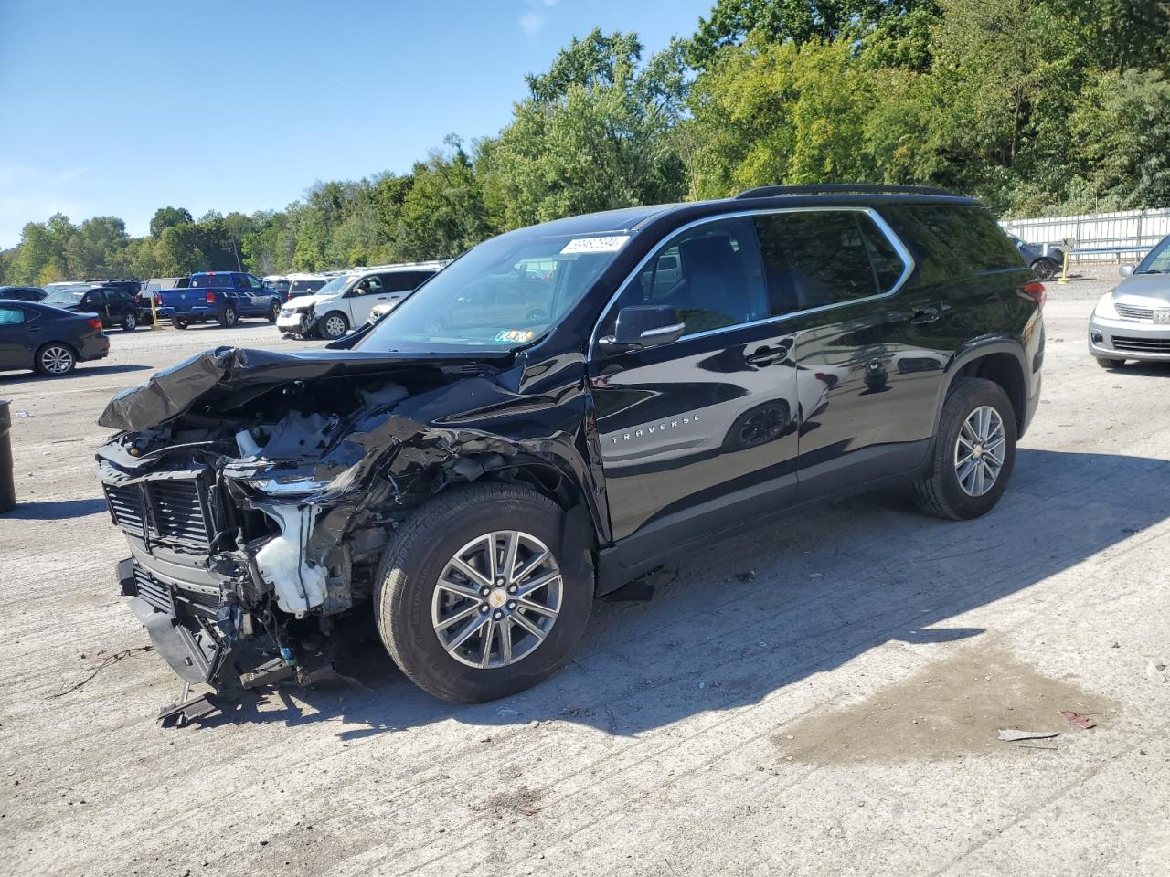 2022 CHEVROLET TRAVERSE LT VIN:1GNEVHKW7NJ111323