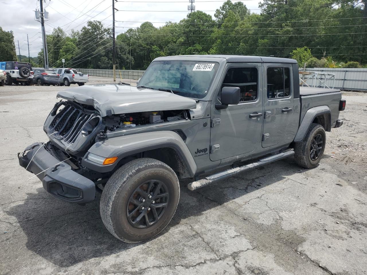 2022 JEEP GLADIATOR SPORT VIN:1C6HJTAG0NL163953